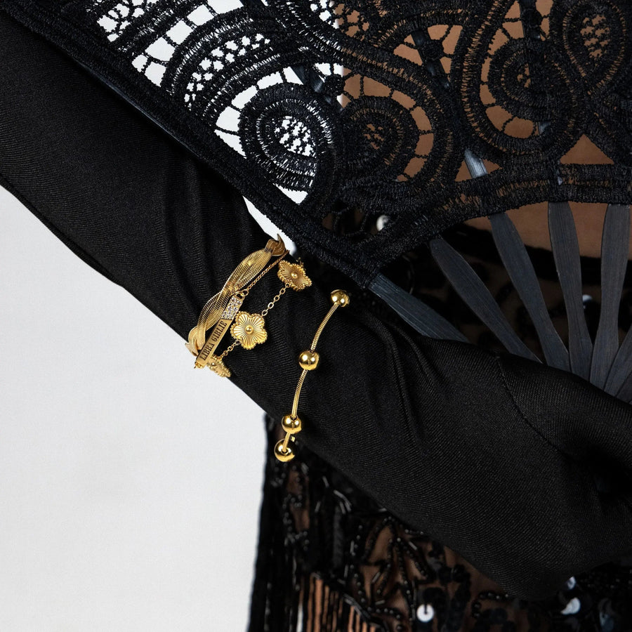 Astrid Golden Ball Chain Bracelet