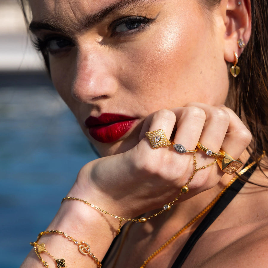 Crystal Hand Bracelet
