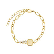 Hazel Custom Engraved Key Bracelet