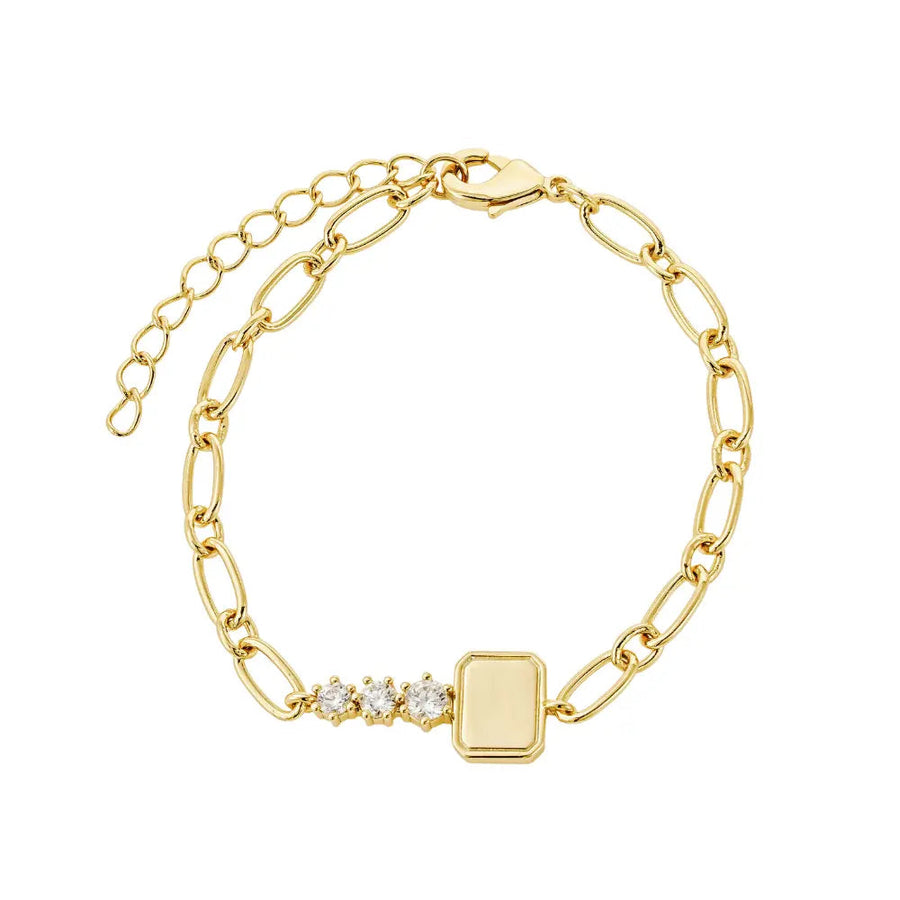 Hazel Custom Engraved Key Bracelet