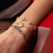 Pinnacle Diamond Bracelet- Gold