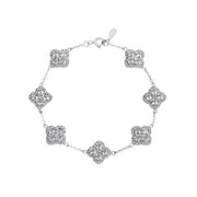 Pinnacle Diamond Bracelet- Silver