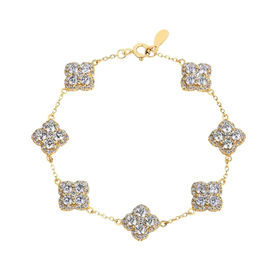 Pinnacle Diamond Bracelet- Gold