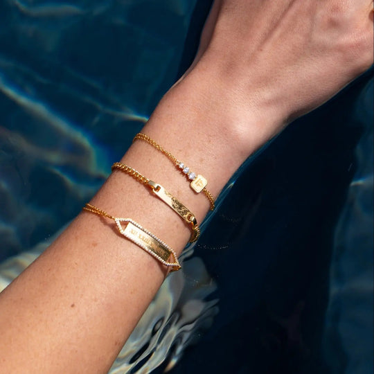 Regina Custom Engraved Key Bracelet