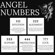 Tennis Angel Number Bracelet