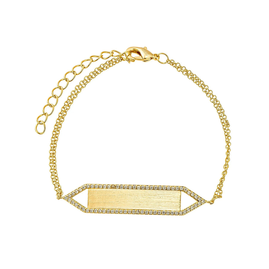 Victoria Custom Engraved Bar Bracelet