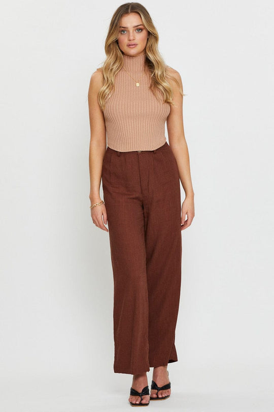 Brown Knit Jumper