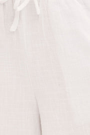 White Long Sleeve Crochet Knit Jumper