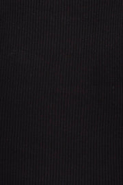 Black Knit Top Sleeveless Crop