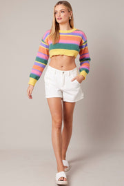 Multi Stripe Knit Jumper