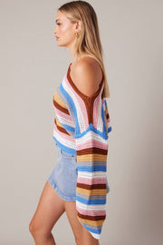 Multi Stripe Knit Jumper