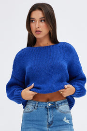 Blue Oversized Sweater