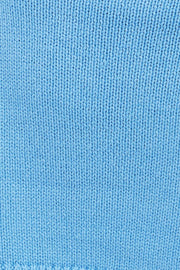 Blue Cable Knit Jumper Turtle Neck