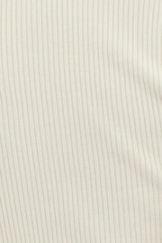 White Knit Top Long Sleeve Twisted Front