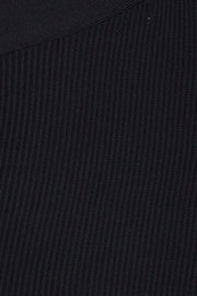 Black Knit Top Sleeveless Halter