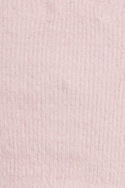 Pink Fluffy Knit Top